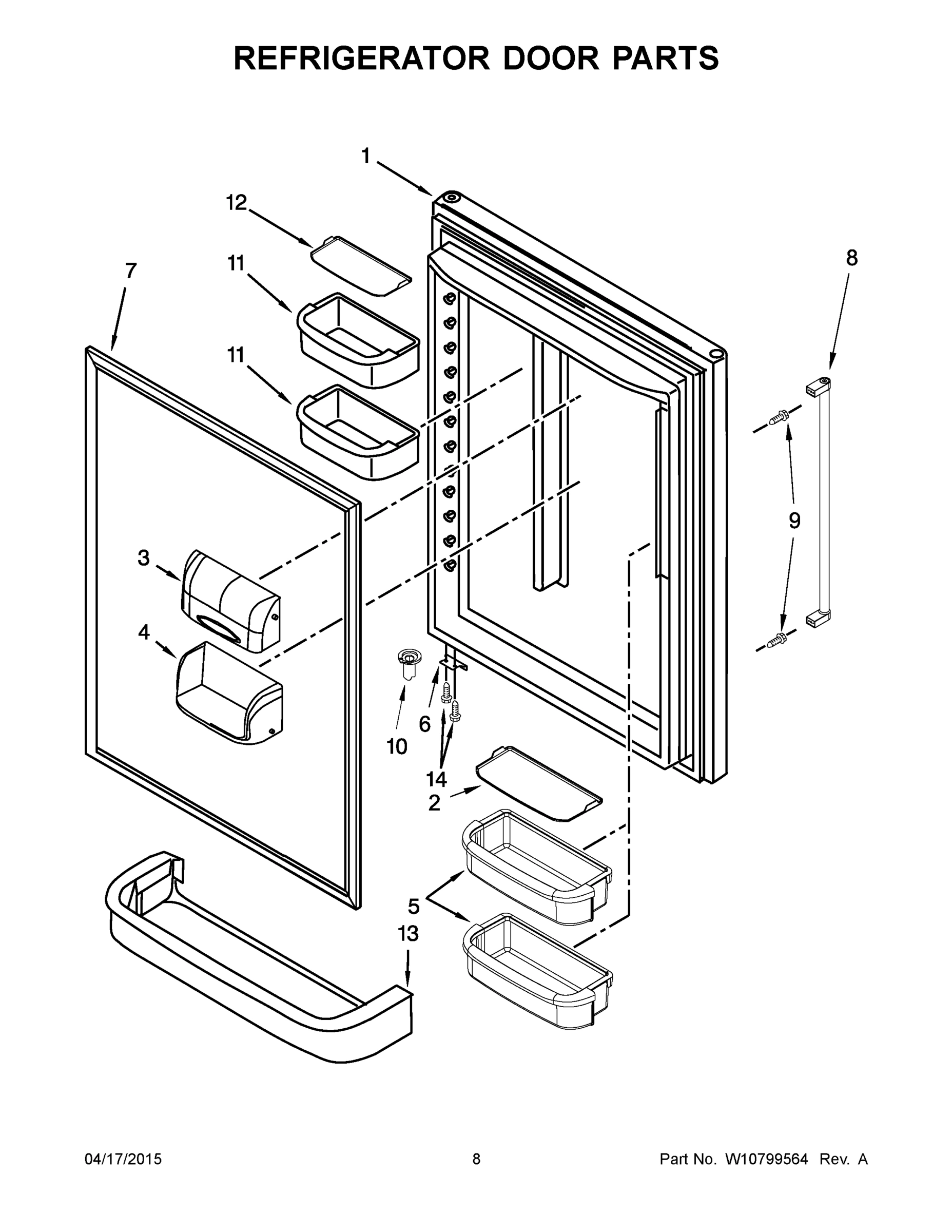 05 - REFRIGERATOR DOOR PARTS