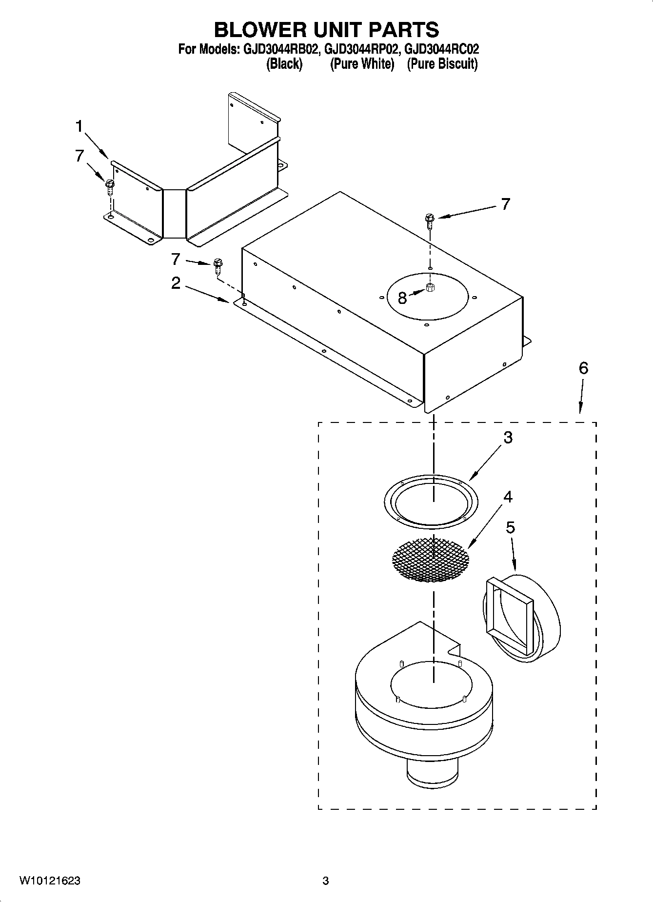 02 - BLOWER UNIT PARTS, OPTIONAL PARTS