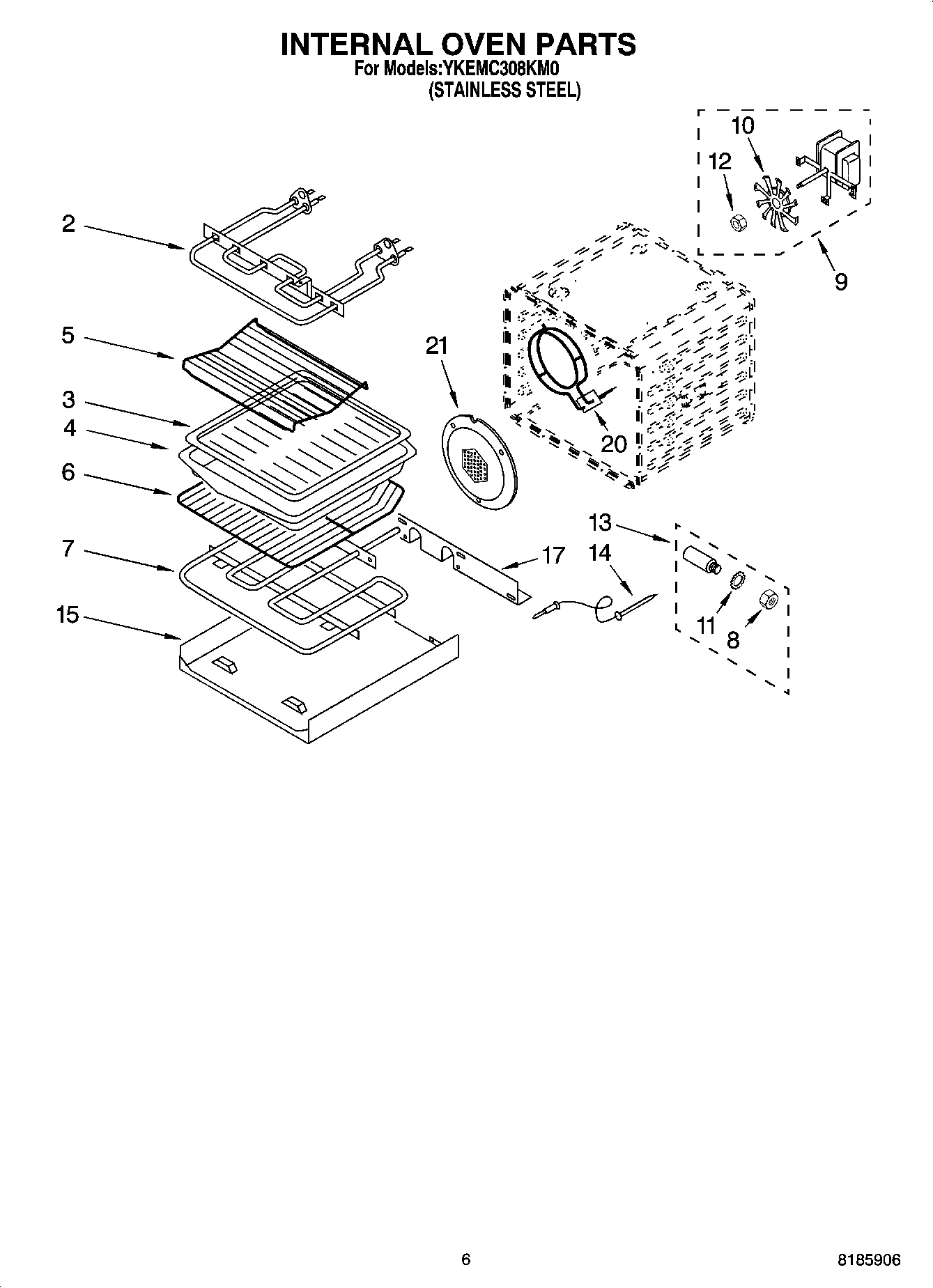 05 - INTERNAL OVEN PARTS
