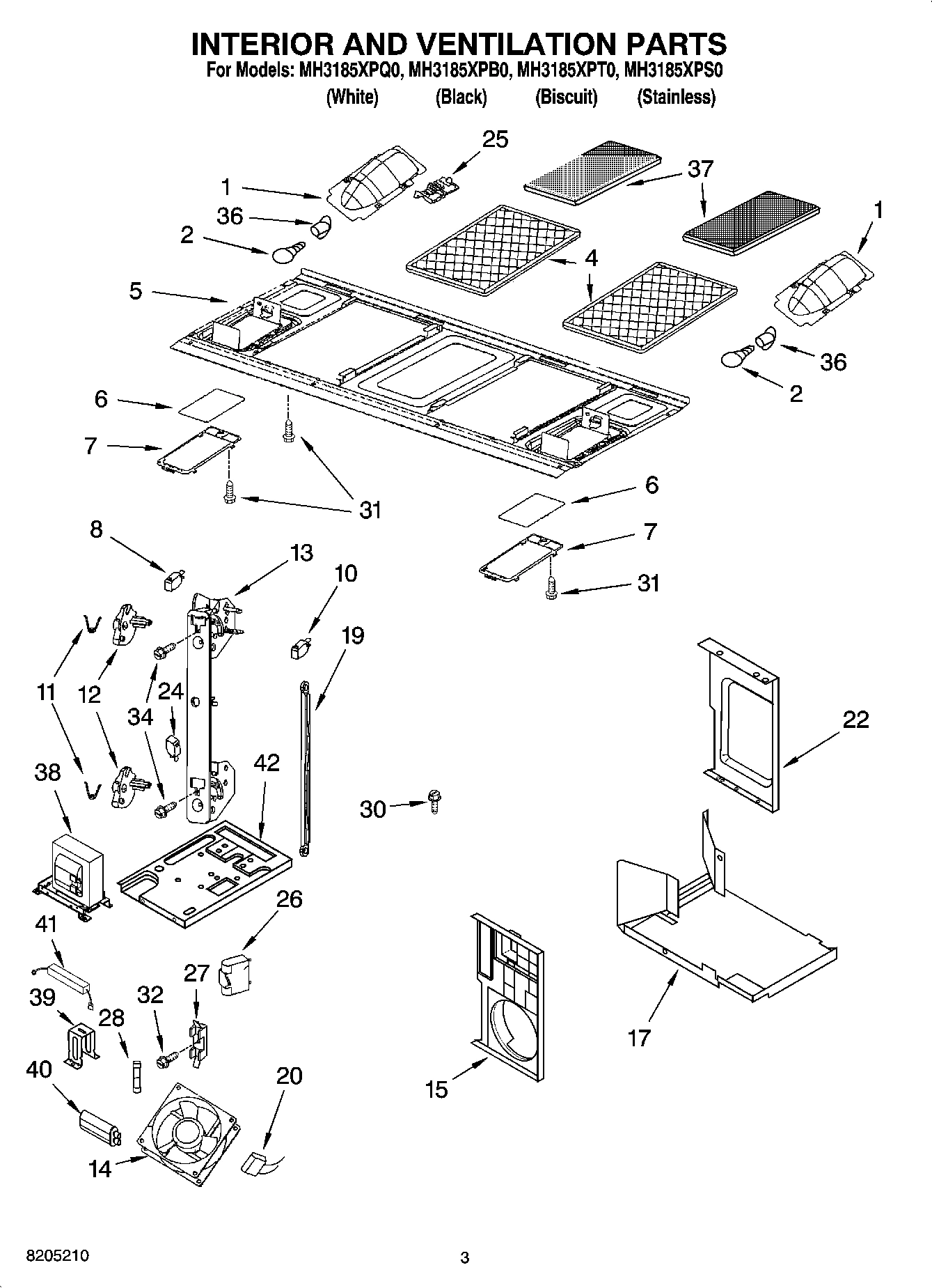 03 - INTERIOR AND VENTILATION PARTS