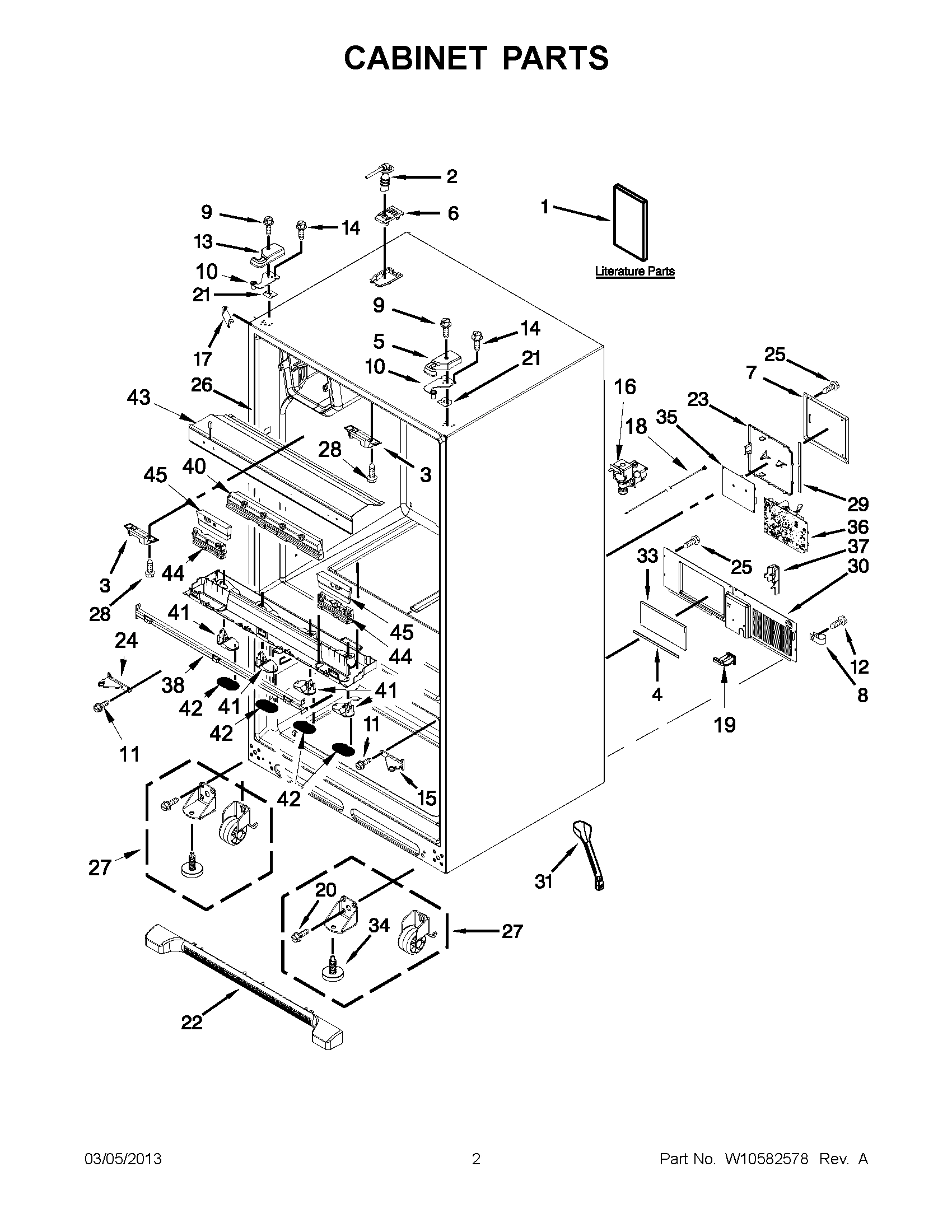 01 - CABINET PARTS