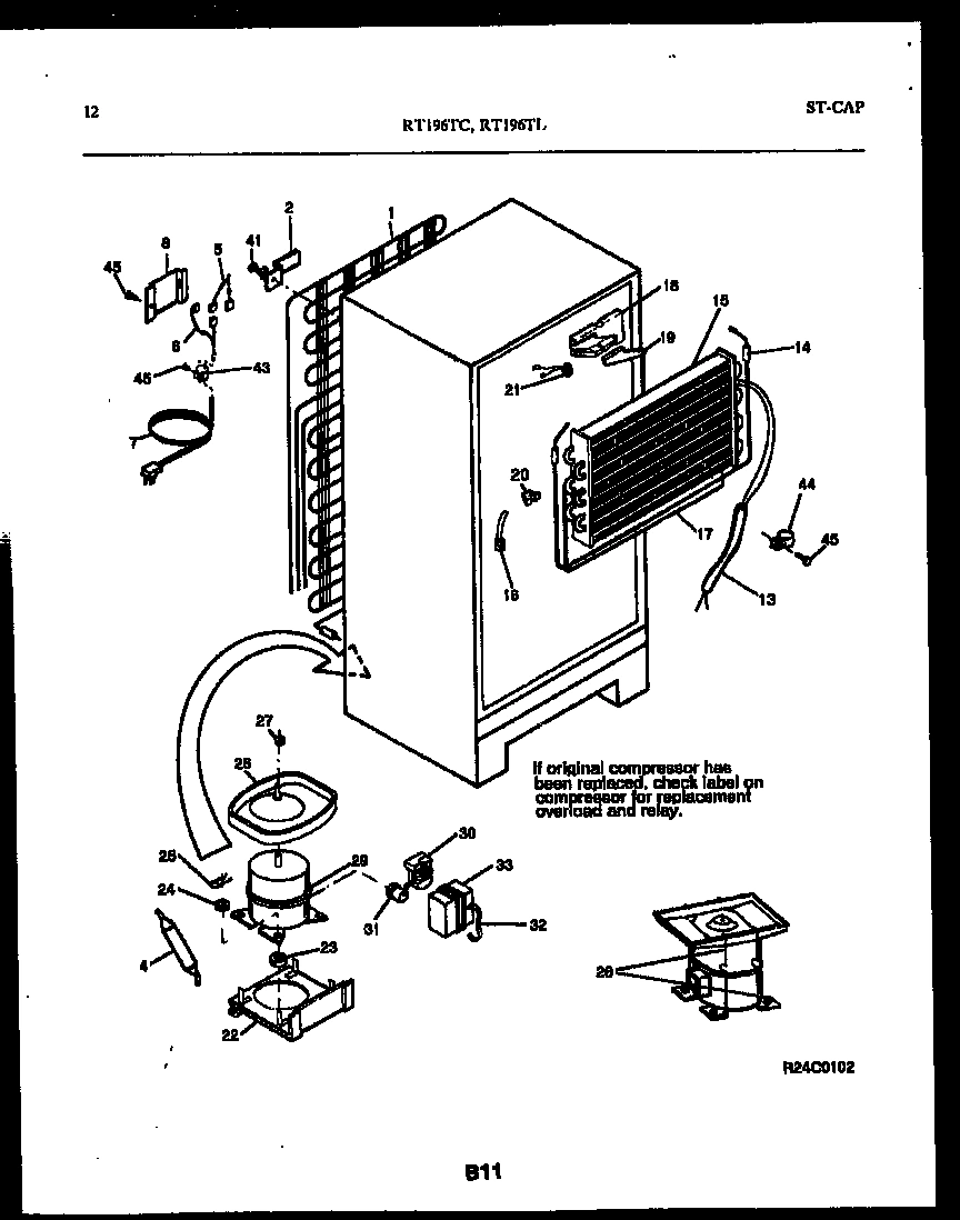 07 - SYSTEM AND AUTOMATIC DEFROST PARTS