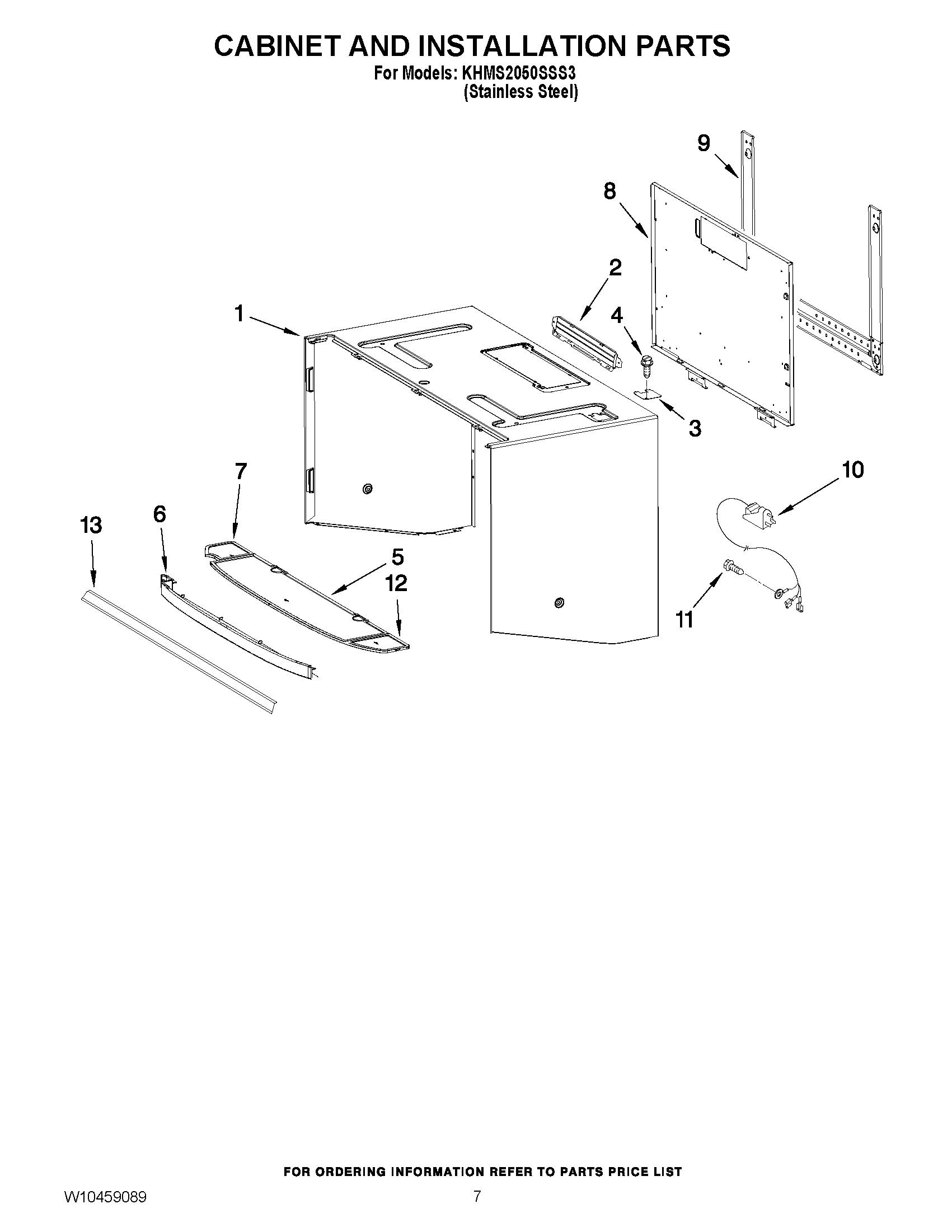 06 - CABINET AND INSTALLATION PARTS