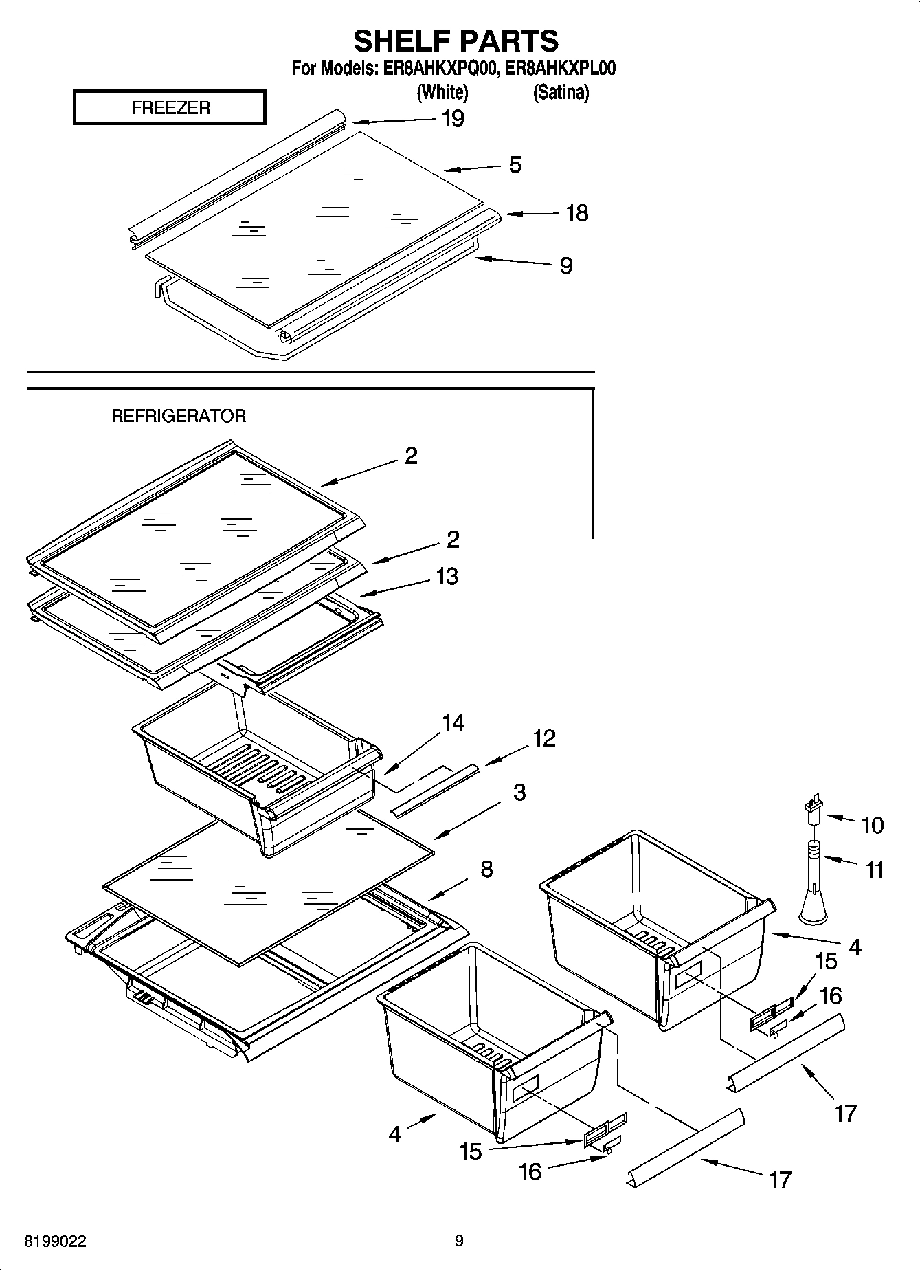 05 - SHELF PARTS, OPTIONAL PARTS