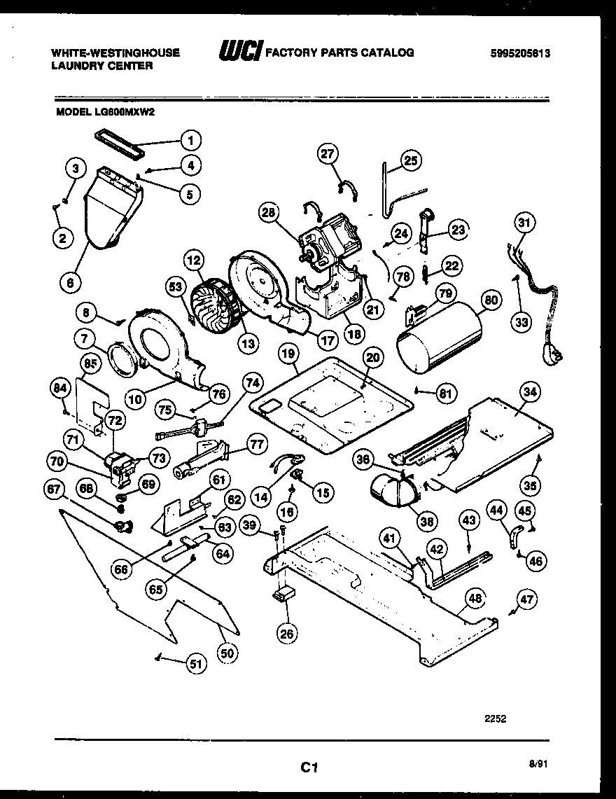 03 - MOTOR, BLOWER AND MISCELLANEOUS PAR
