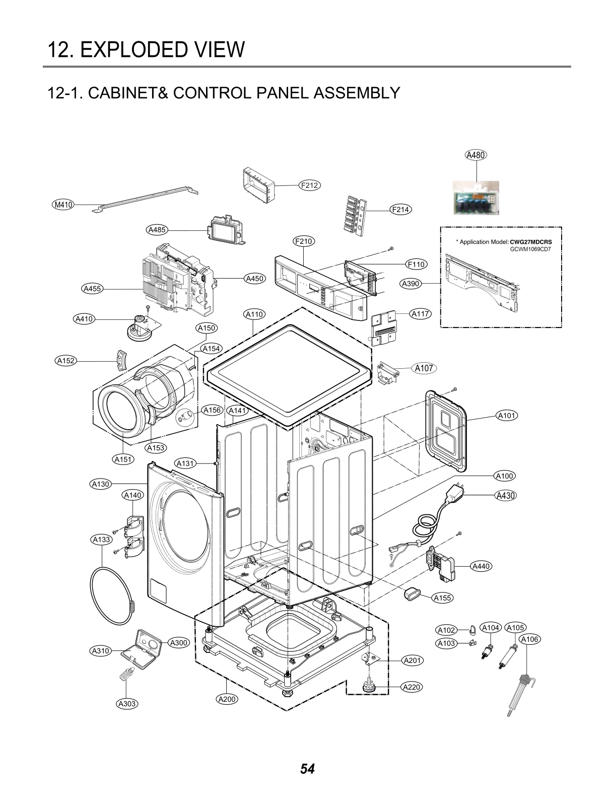 CABINET& CONTROL PANEL ASSEMBLY