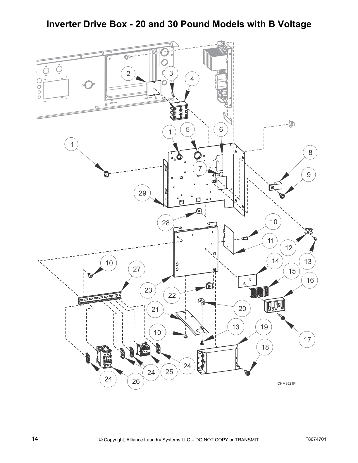 Inverter Drive Box - 20 and 30 Pound Models with B Voltage