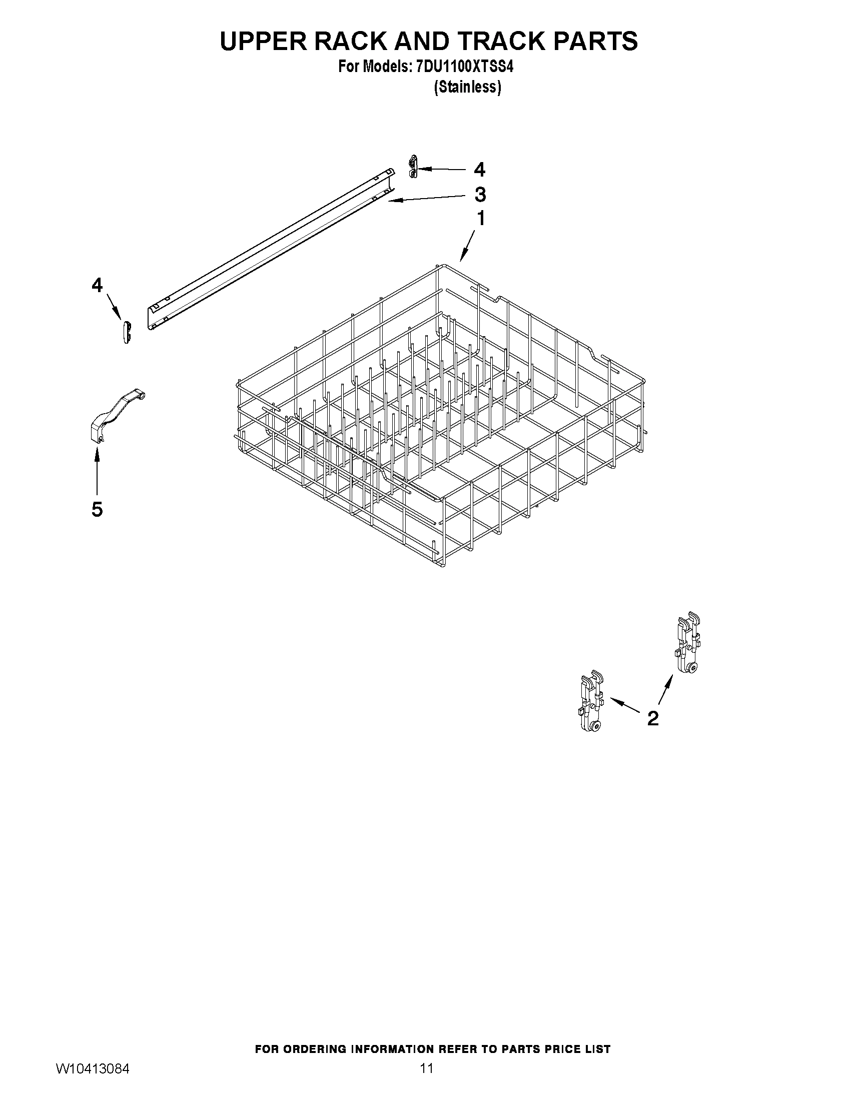 09 - UPPER RACK AND TRACK PARTS