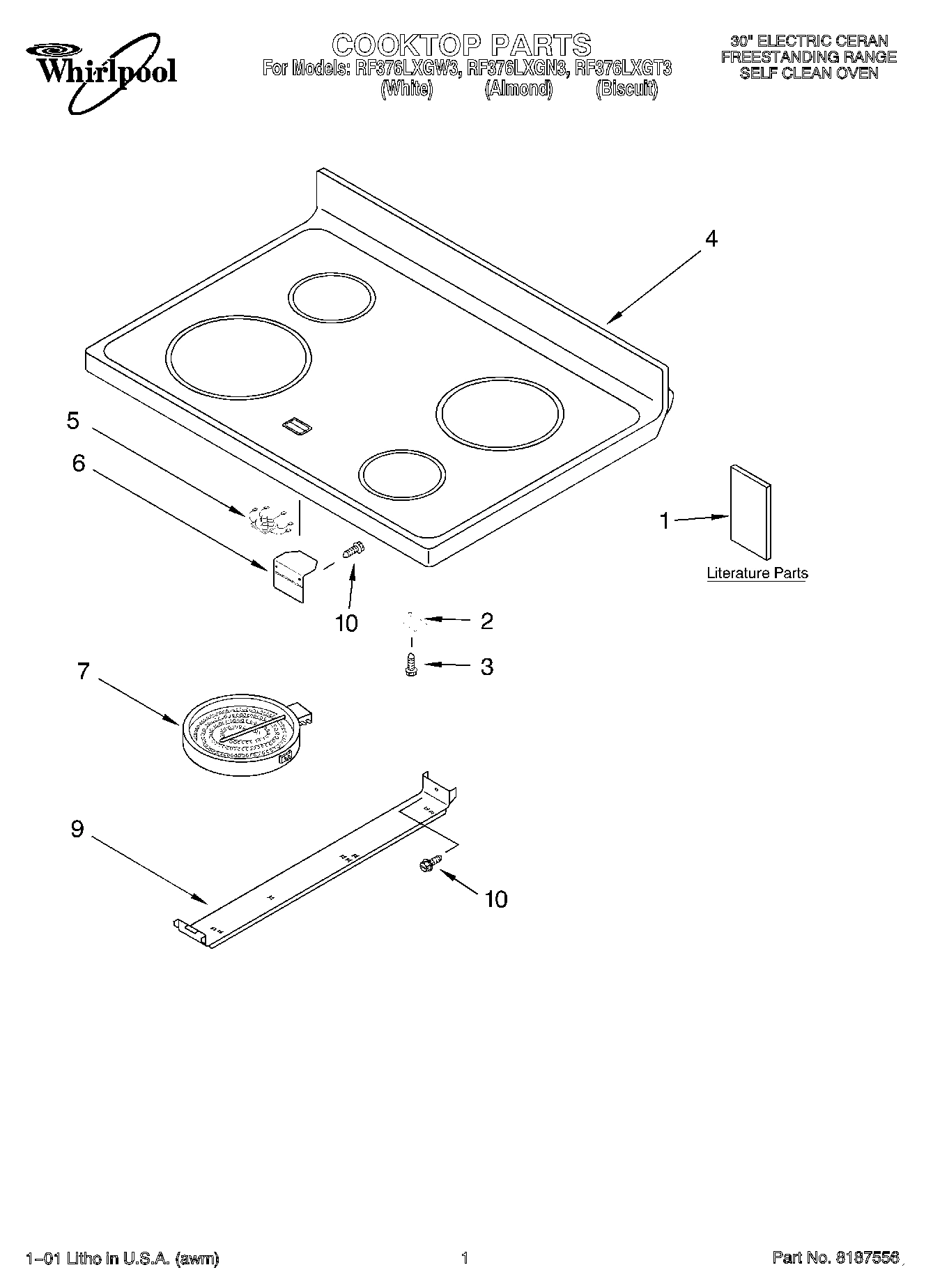 01 - COOKTOP, LITERATURE