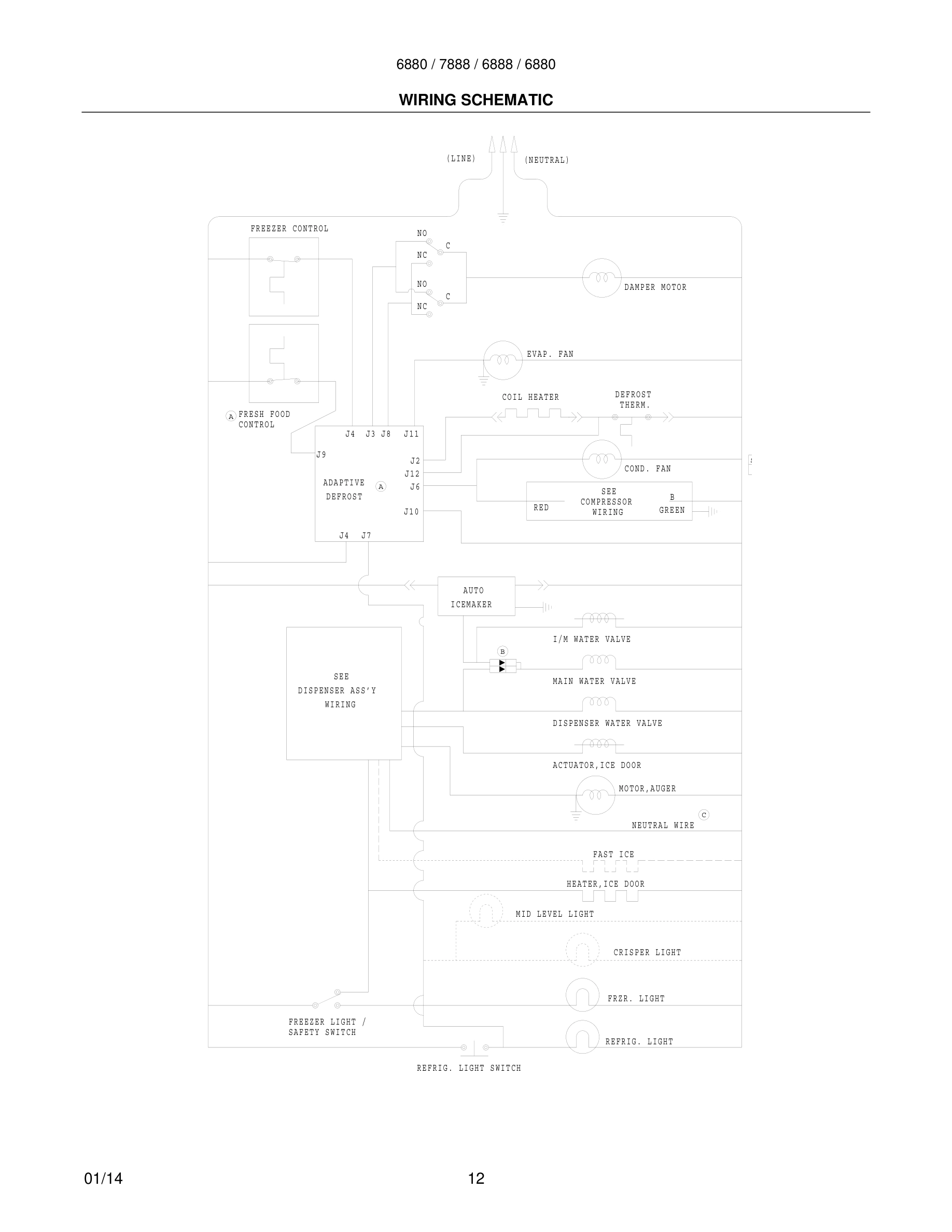 12 - WIRING SCHEMATIC