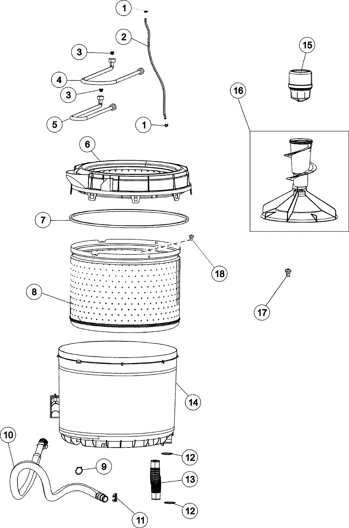 04 - INNER - OUTER TUB