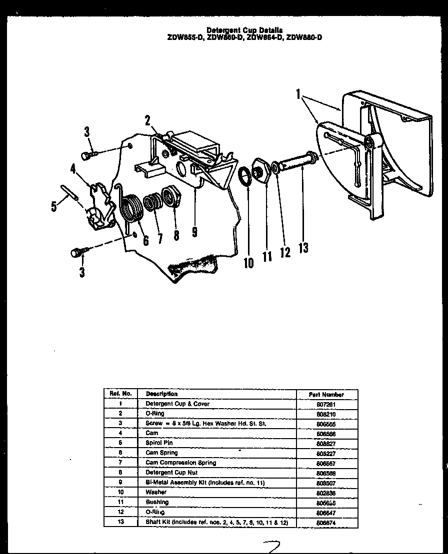 05 - DETERGENT CUP DETAIL