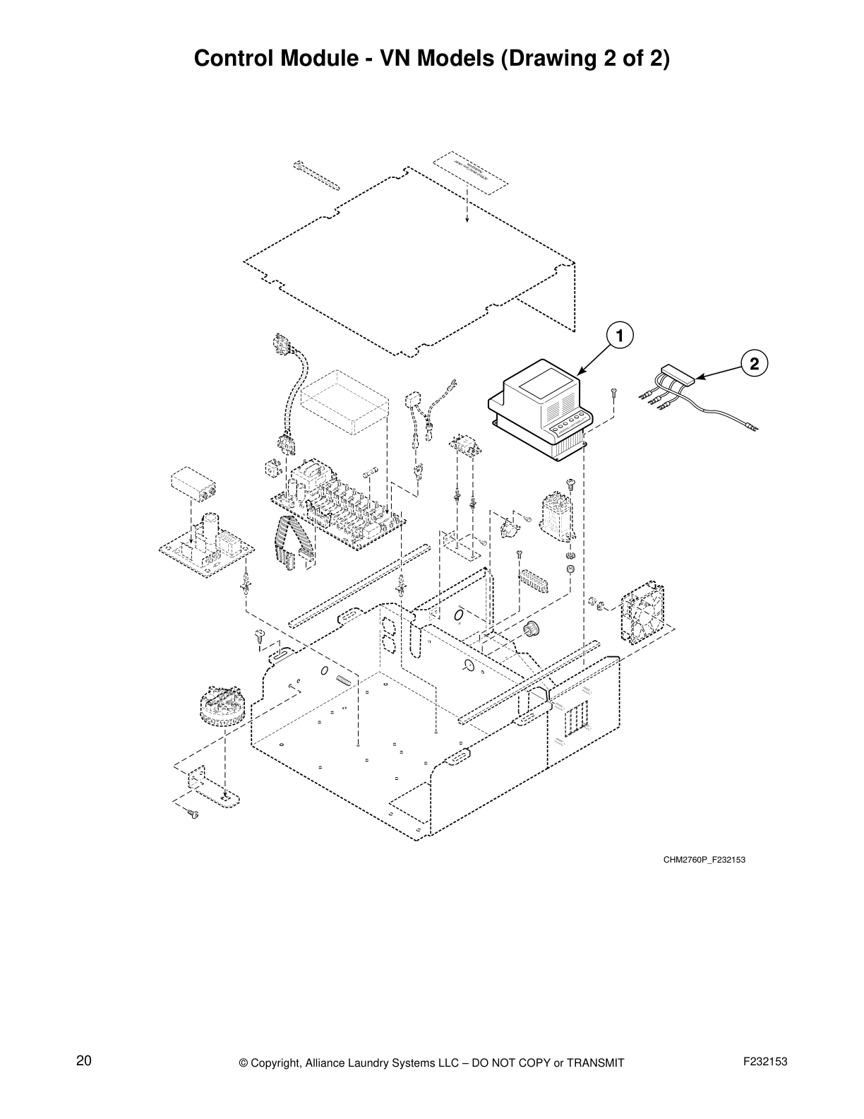 Control Module - VN Models (Drawing 2 of 2)