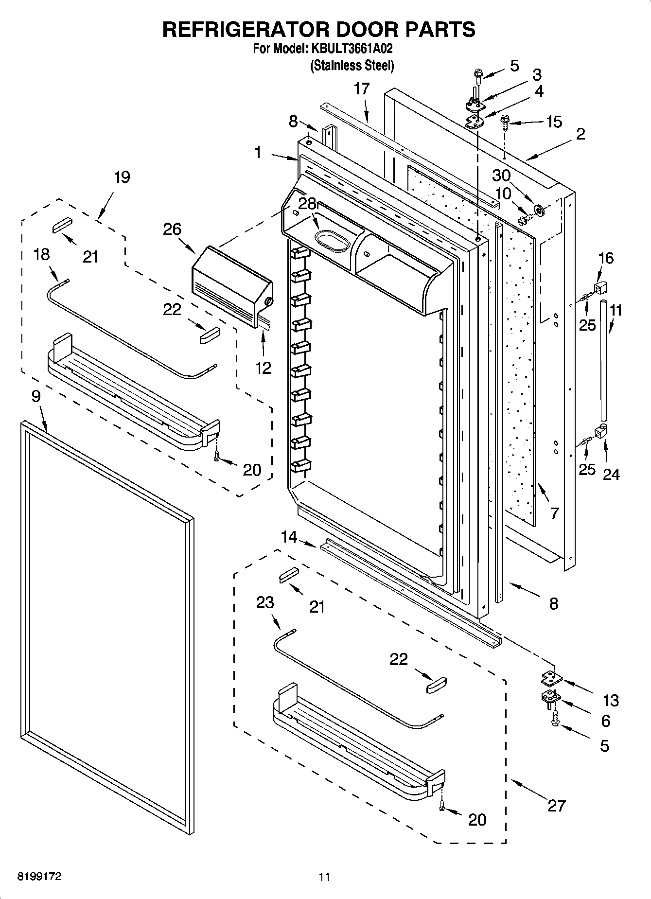 07 - REFRIGERATOR DOOR PARTS