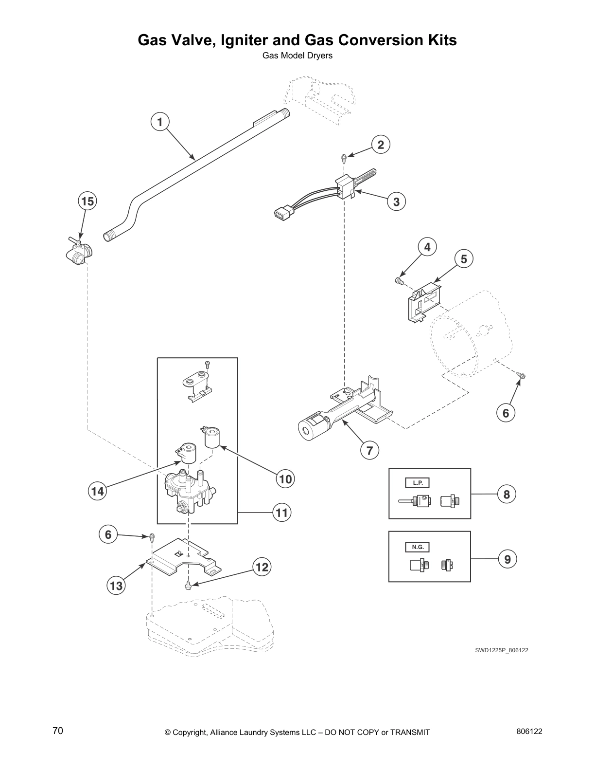 Gas Valve, Igniter and Gas Conversion Kits