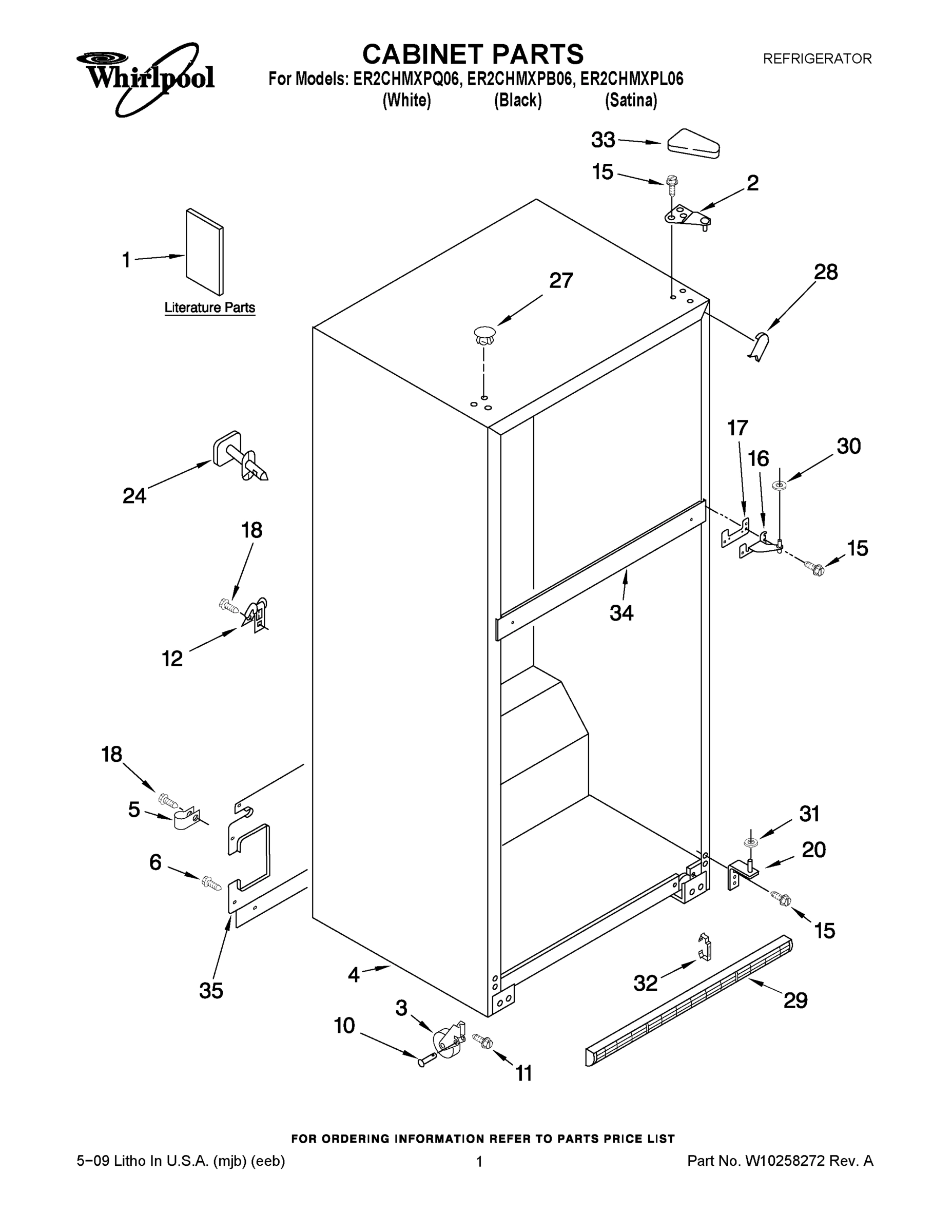 01 - CABINET PARTS