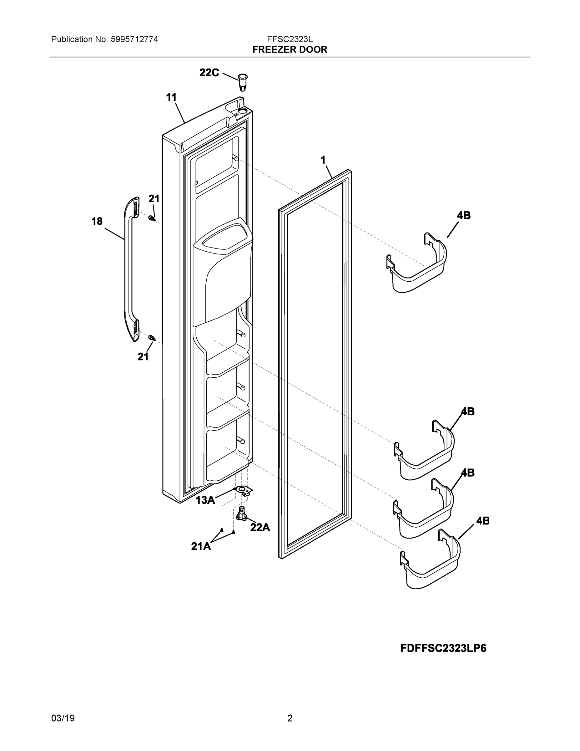 02 - FREEZER DOOR