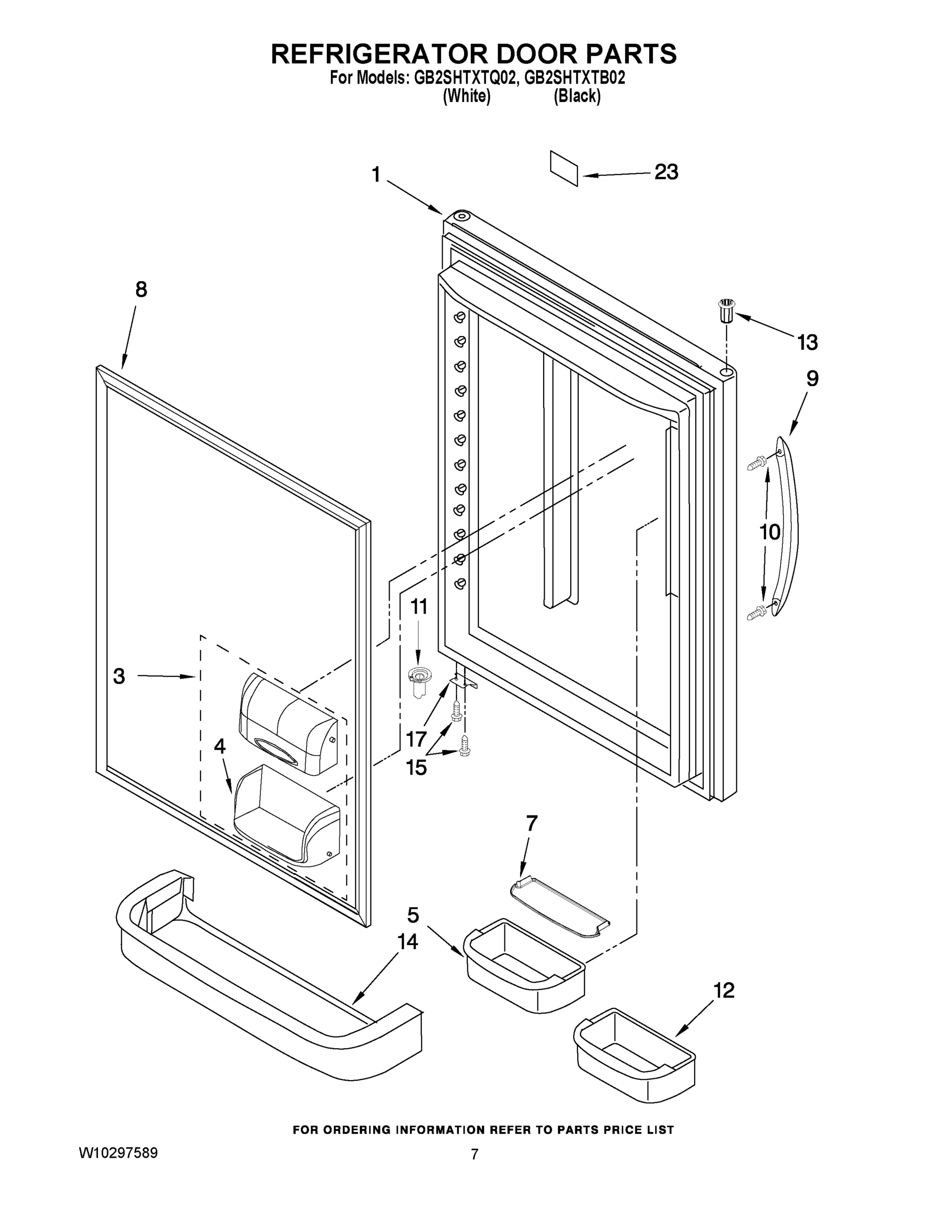 04 - REFRIGERATOR DOOR PARTS