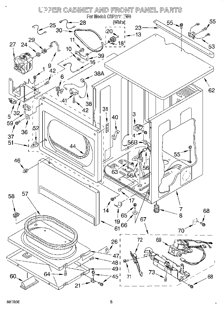 04 - UPPER CABINET AND FRONT PANEL