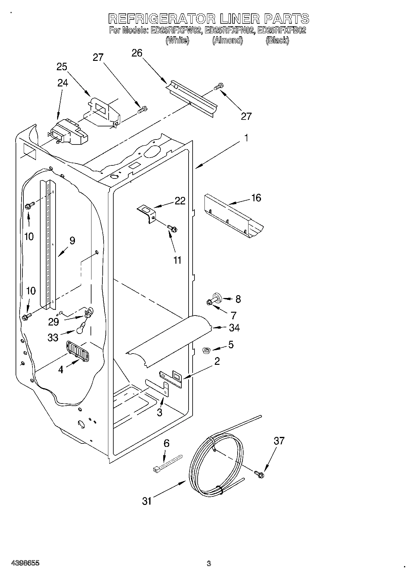 02 - REFRIGERATOR LINER