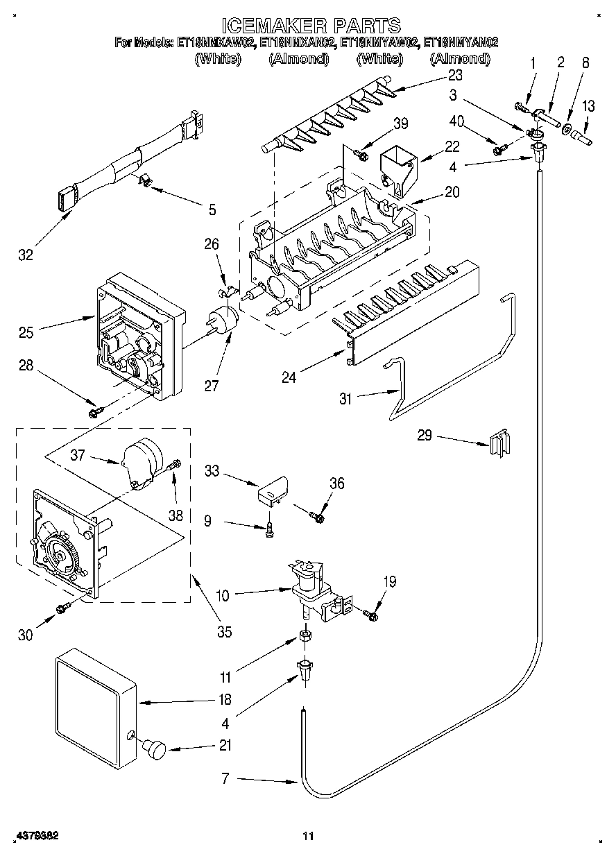 08 - ICEMAKER, LIT/OPTIONAL