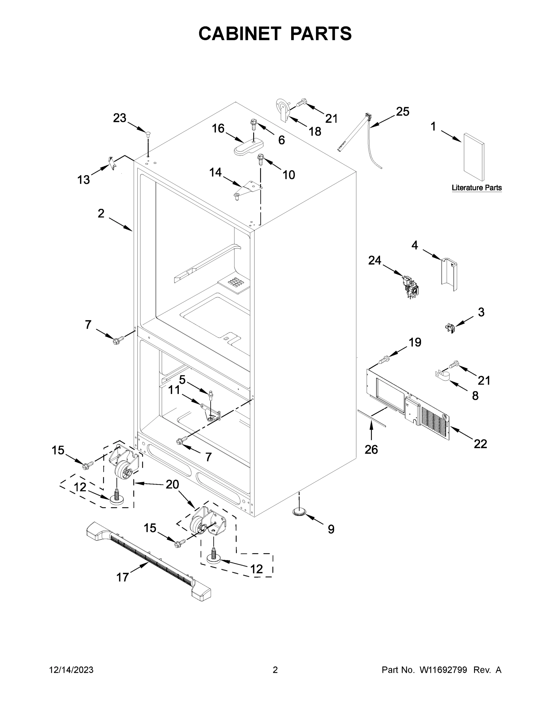 02 - CABINET PARTS