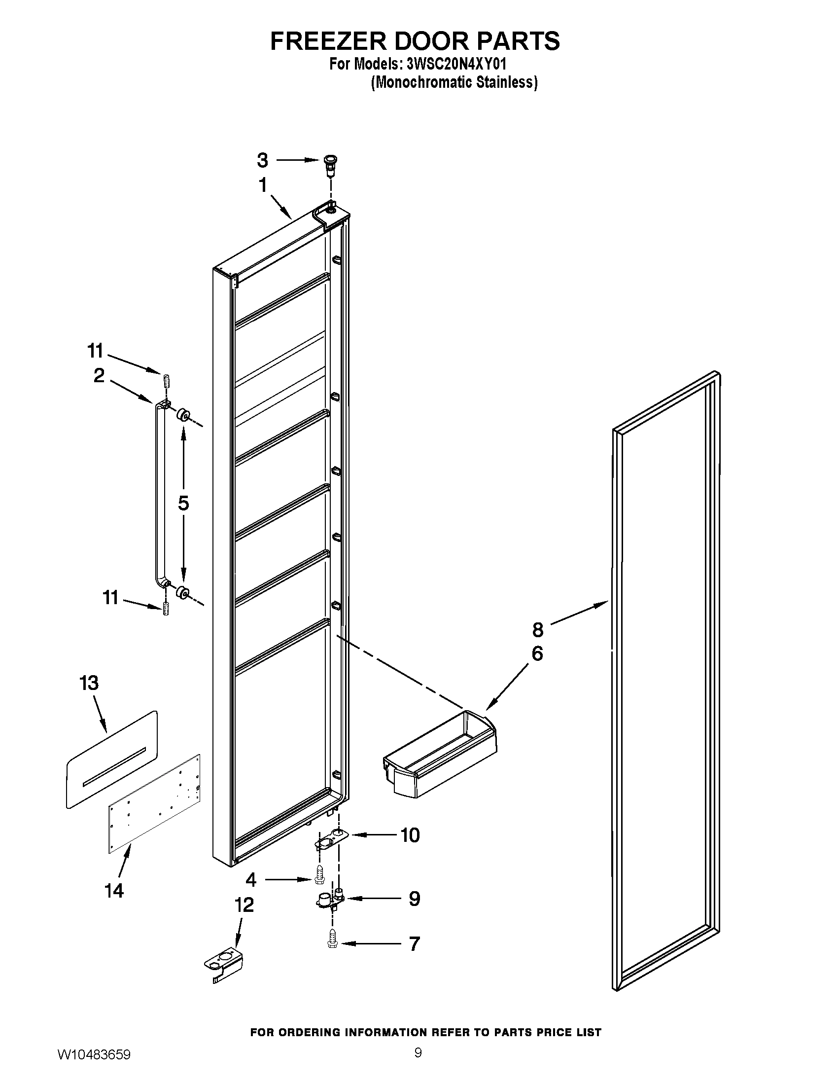 06 - FREEZER DOOR PARTS