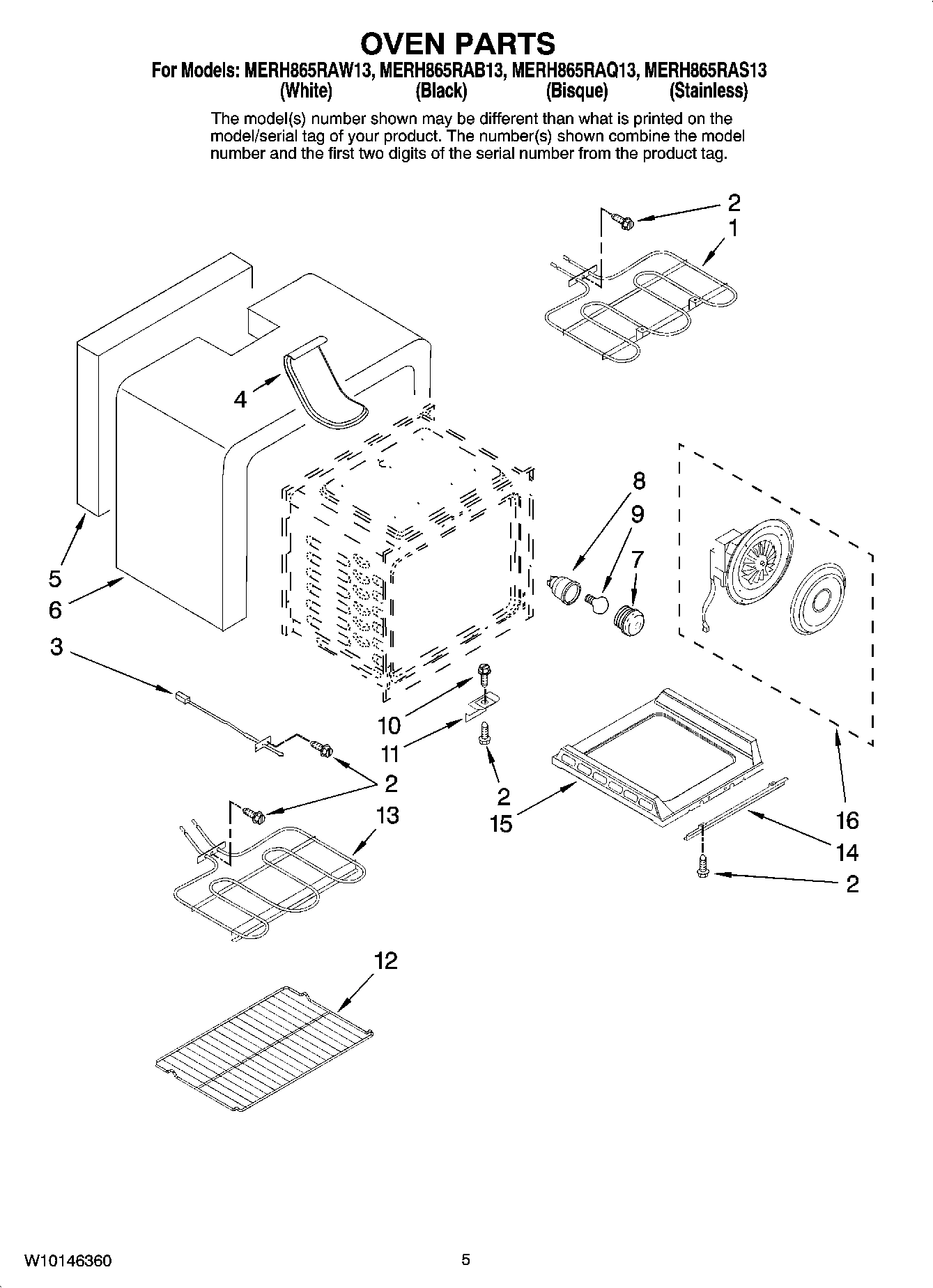 03 - OVEN PARTS