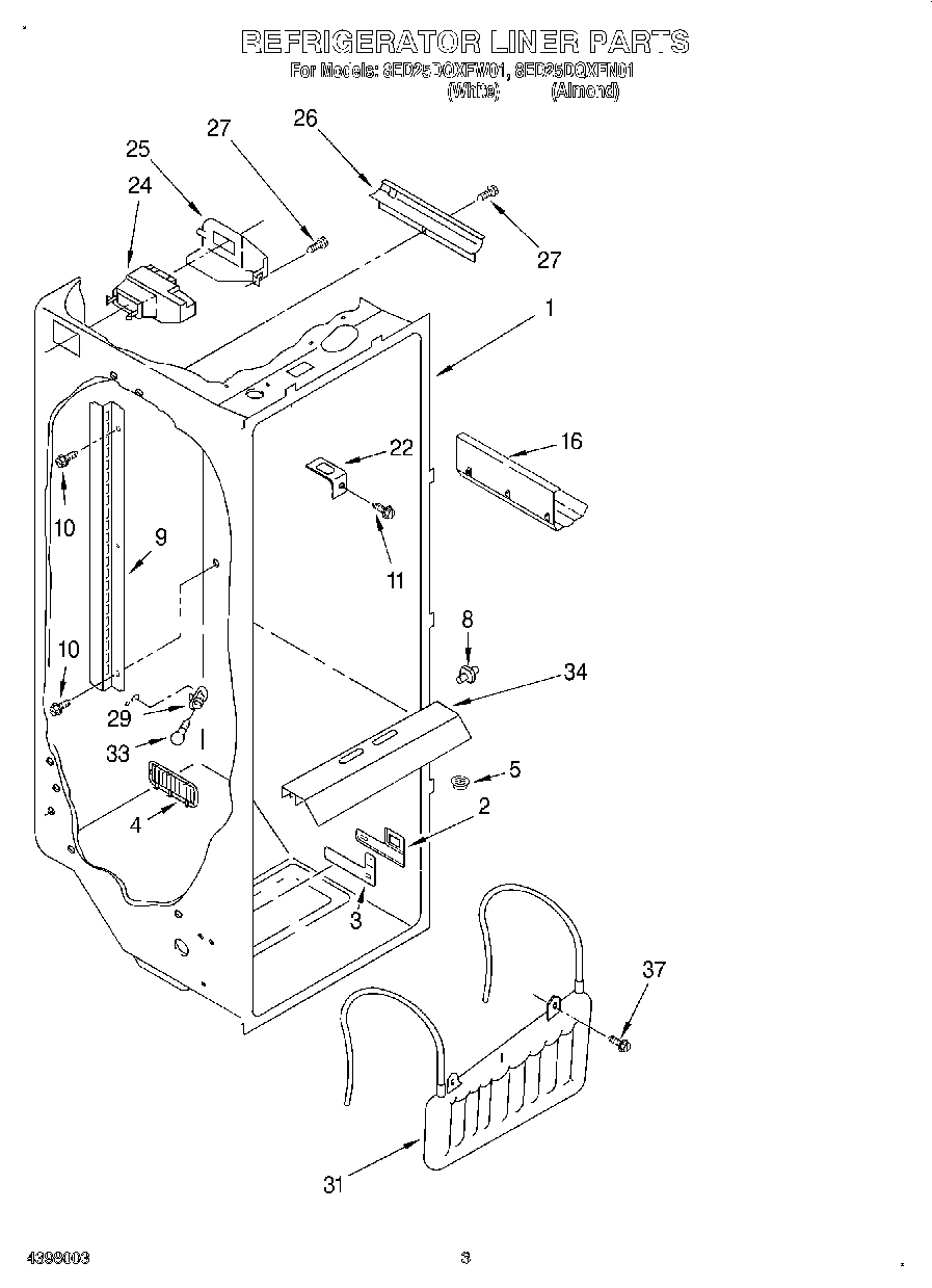 02 - REFRIGERATOR LINER