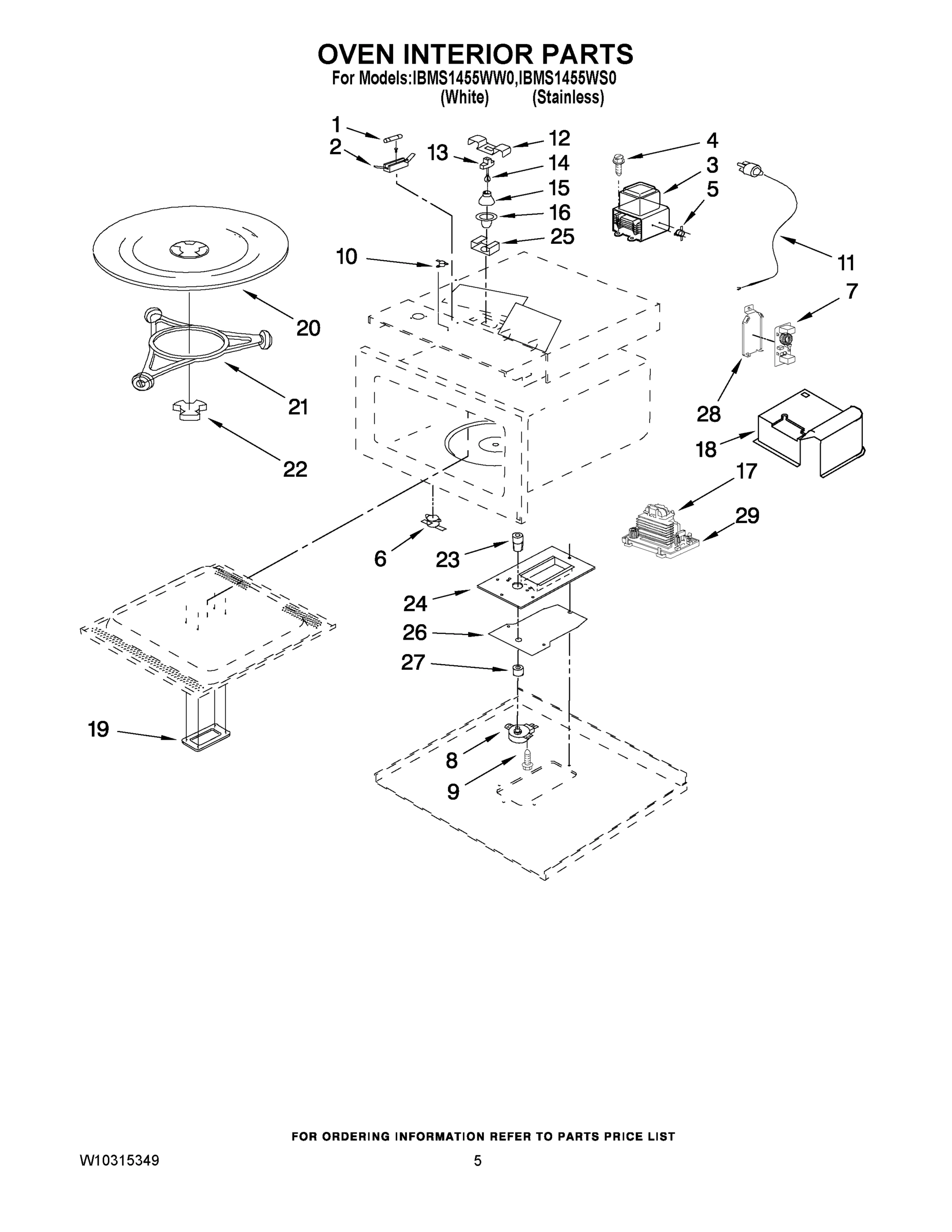 05 - OVEN INTERIOR PARTS
