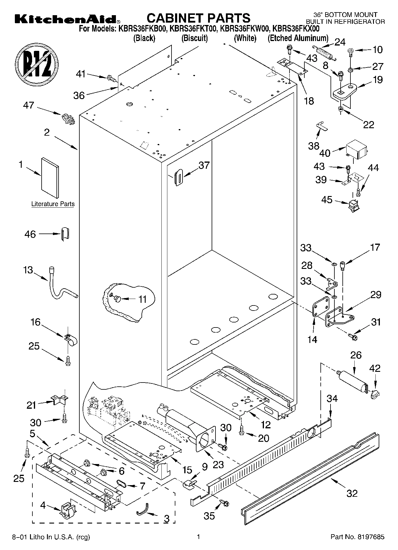 01 - CABINET, LITERATURE