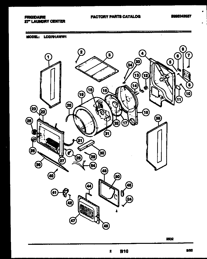02 - CABINET AND COMPONENT PARTS