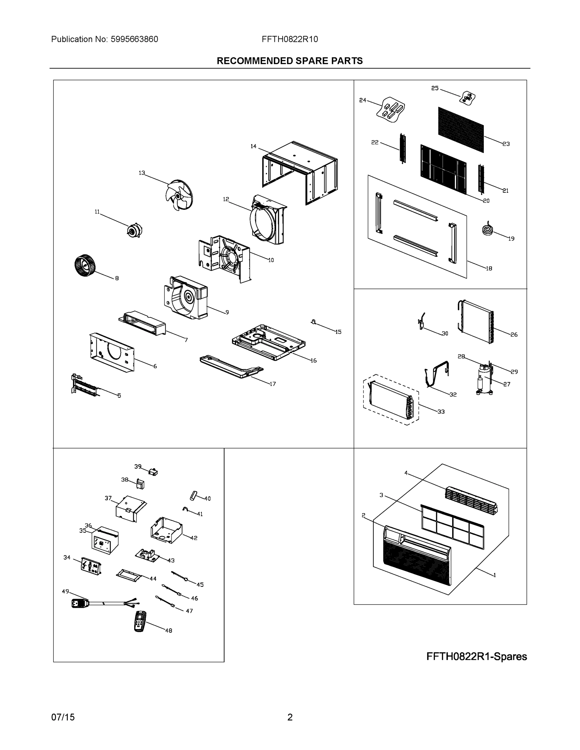 02 - RECOMMENDED SPARE PARTS