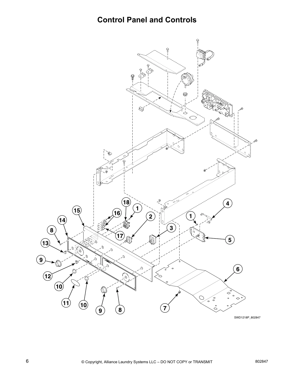 Control Panel and Controls