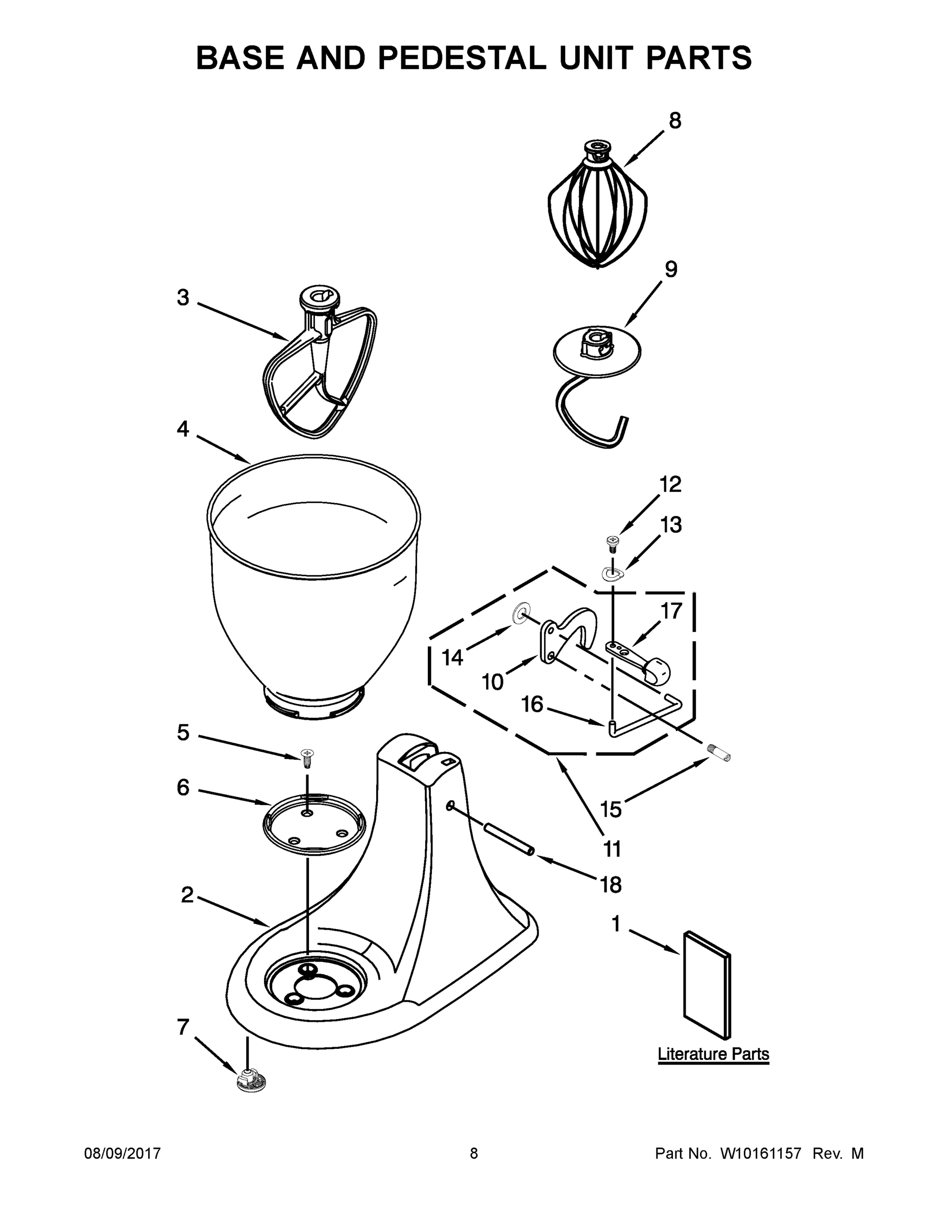 05 - BASE AND PEDESTAL UNIT PARTS
