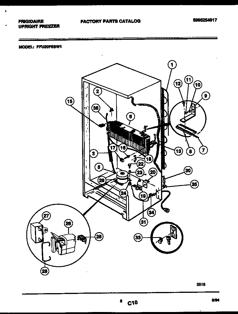 05 - SYSTEM AND AUTOMATIC DEFROST PARTS