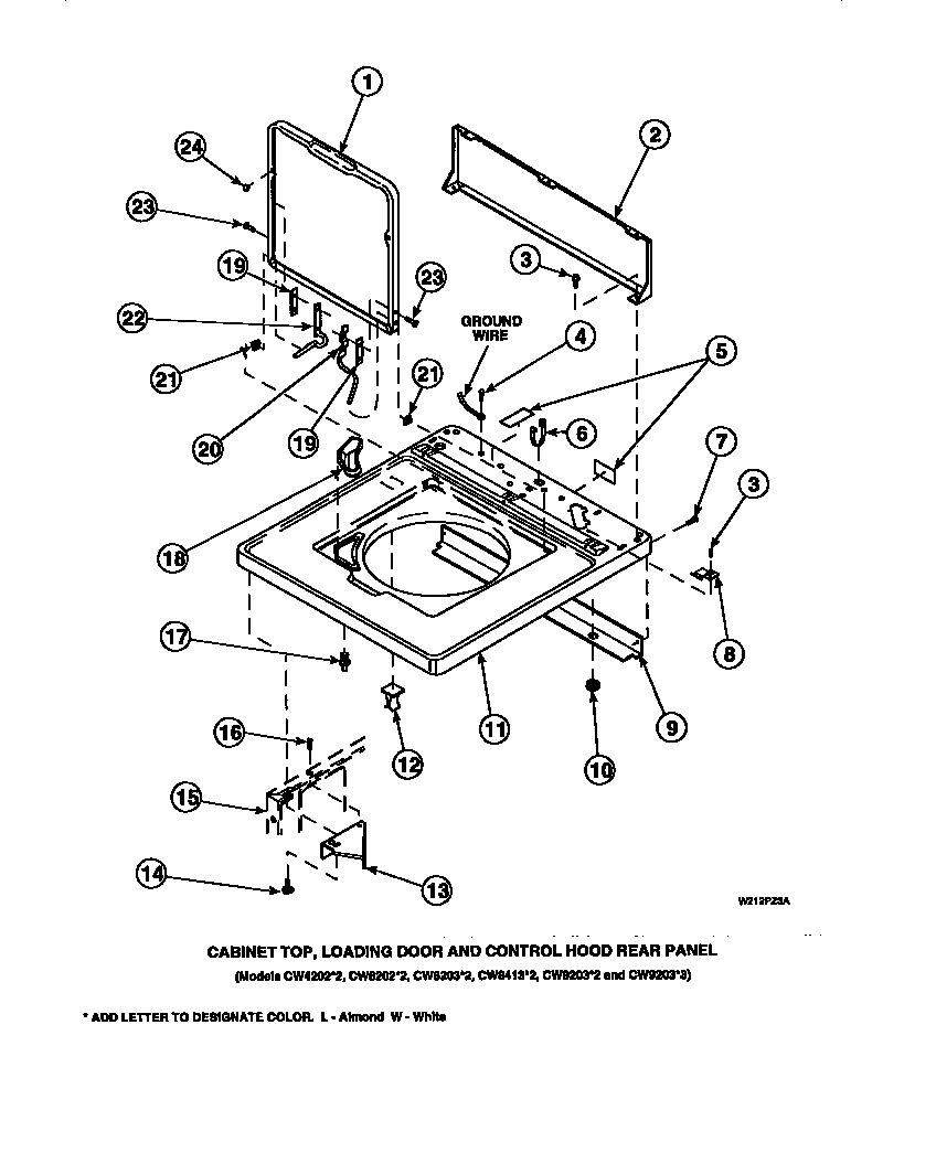 04 - CAB TOP/LOADING DR & CTRL HOOD REAR PAN