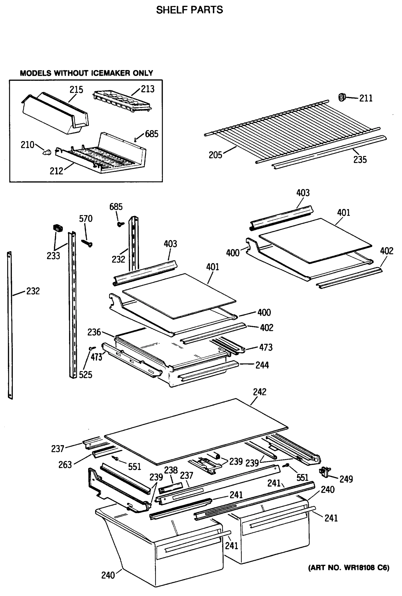 SHELF PARTS