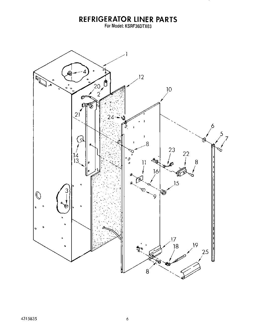 03 - REFRIGERATOR LINER