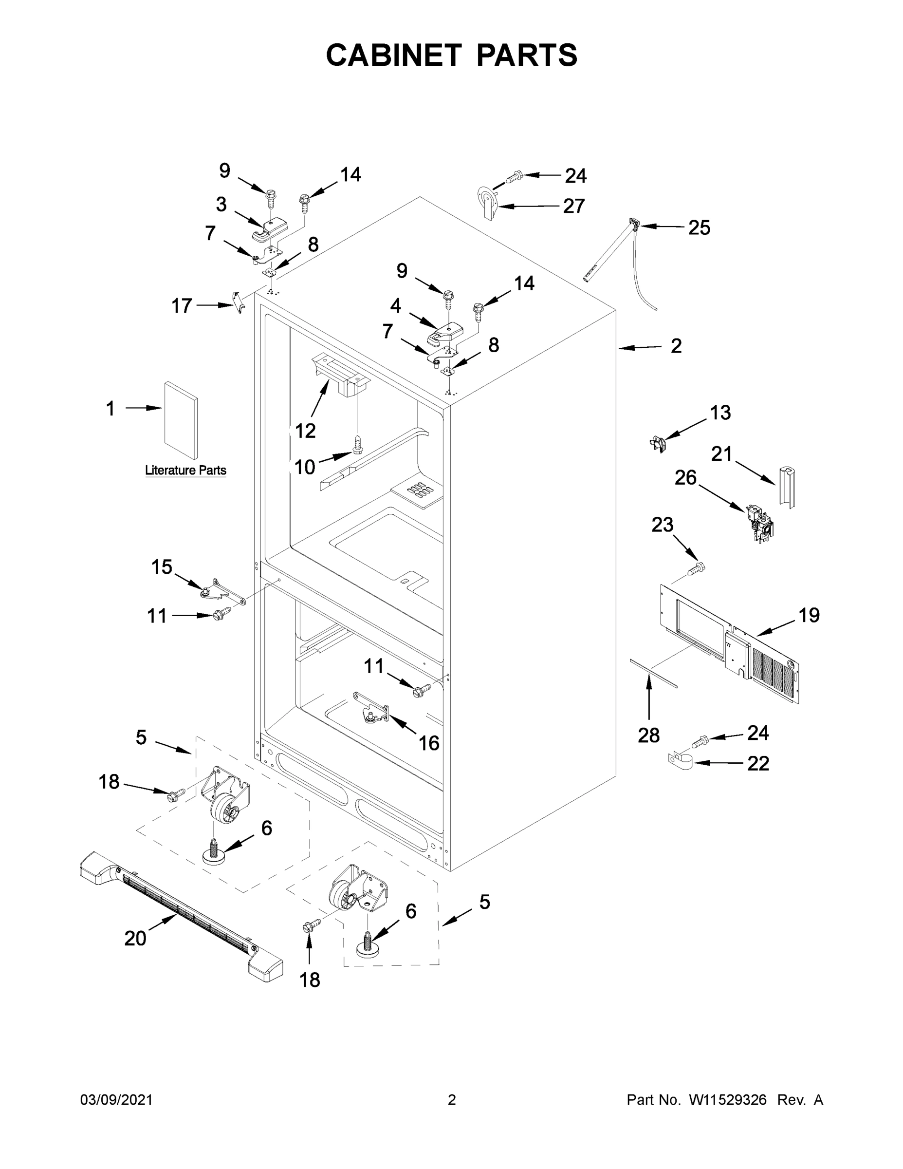 02 - CABINET PARTS