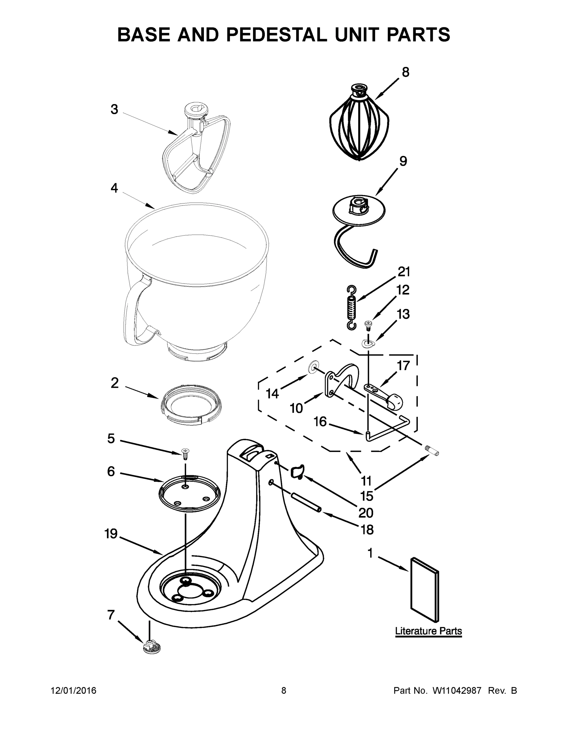 05 - BASE AND PEDESTAL UNIT PARTS