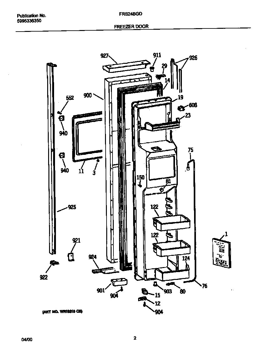 02 - FREEZER DOOR
