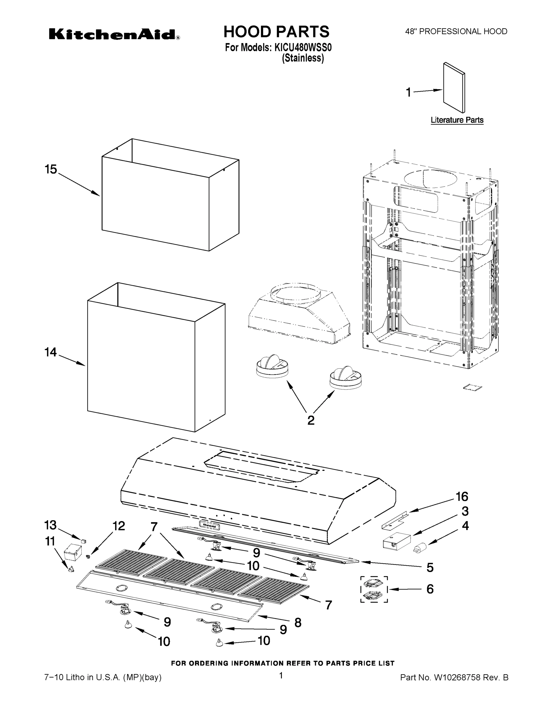 01 - HOOD PARTS