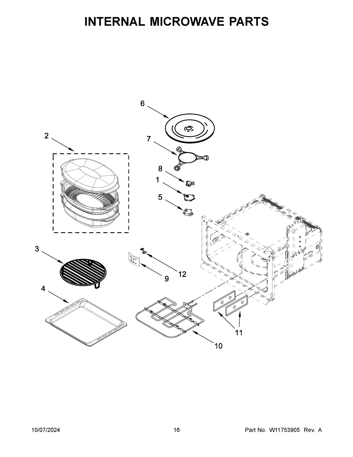 09 - INTERNAL MICROWAVE PARTS