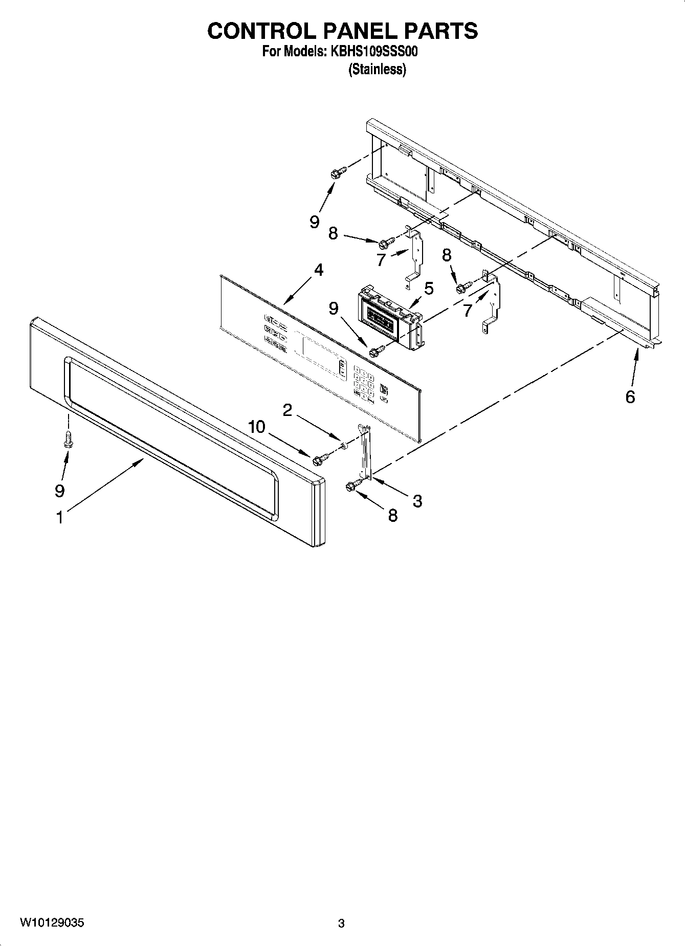 02 - CONTROL PANEL PARTS