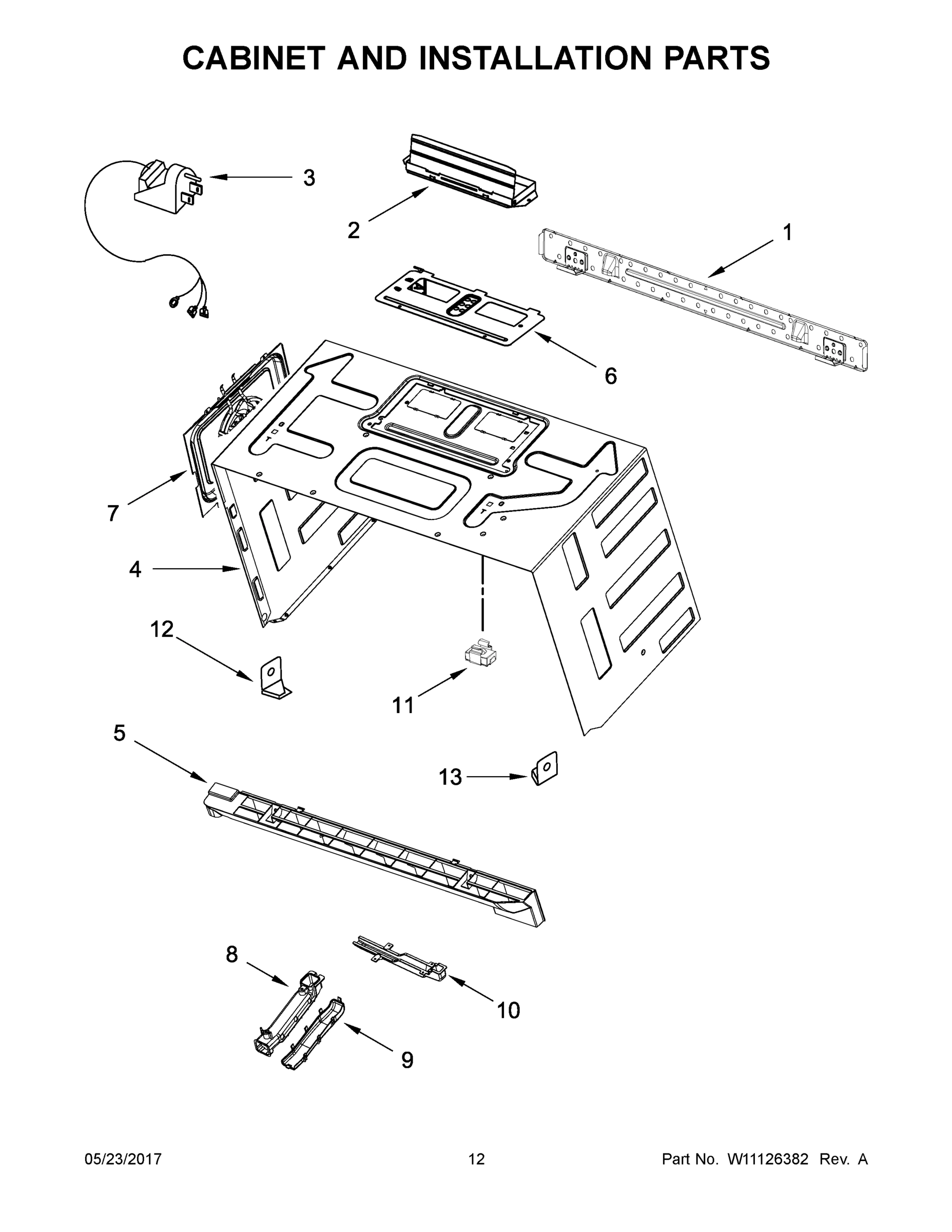 07 - CABINET AND INSTALLATION PARTS