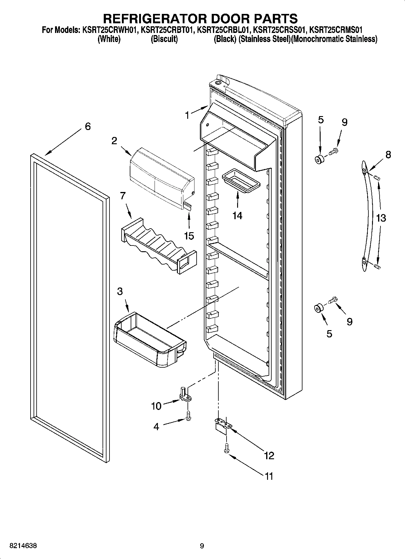 06 - REFRIGERATOR DOOR PARTS