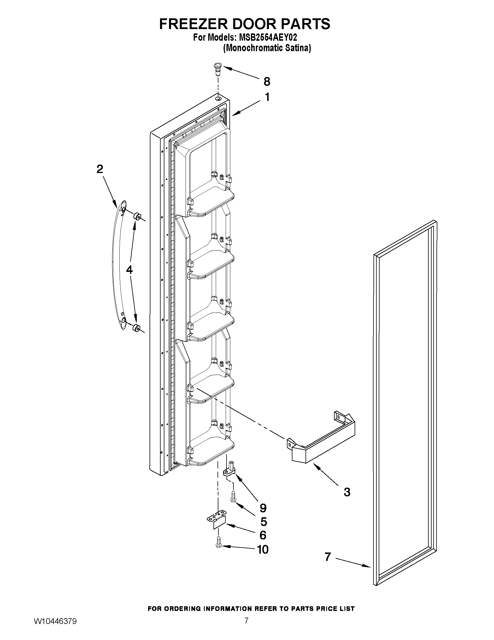 06 - FREEZER DOOR PARTS