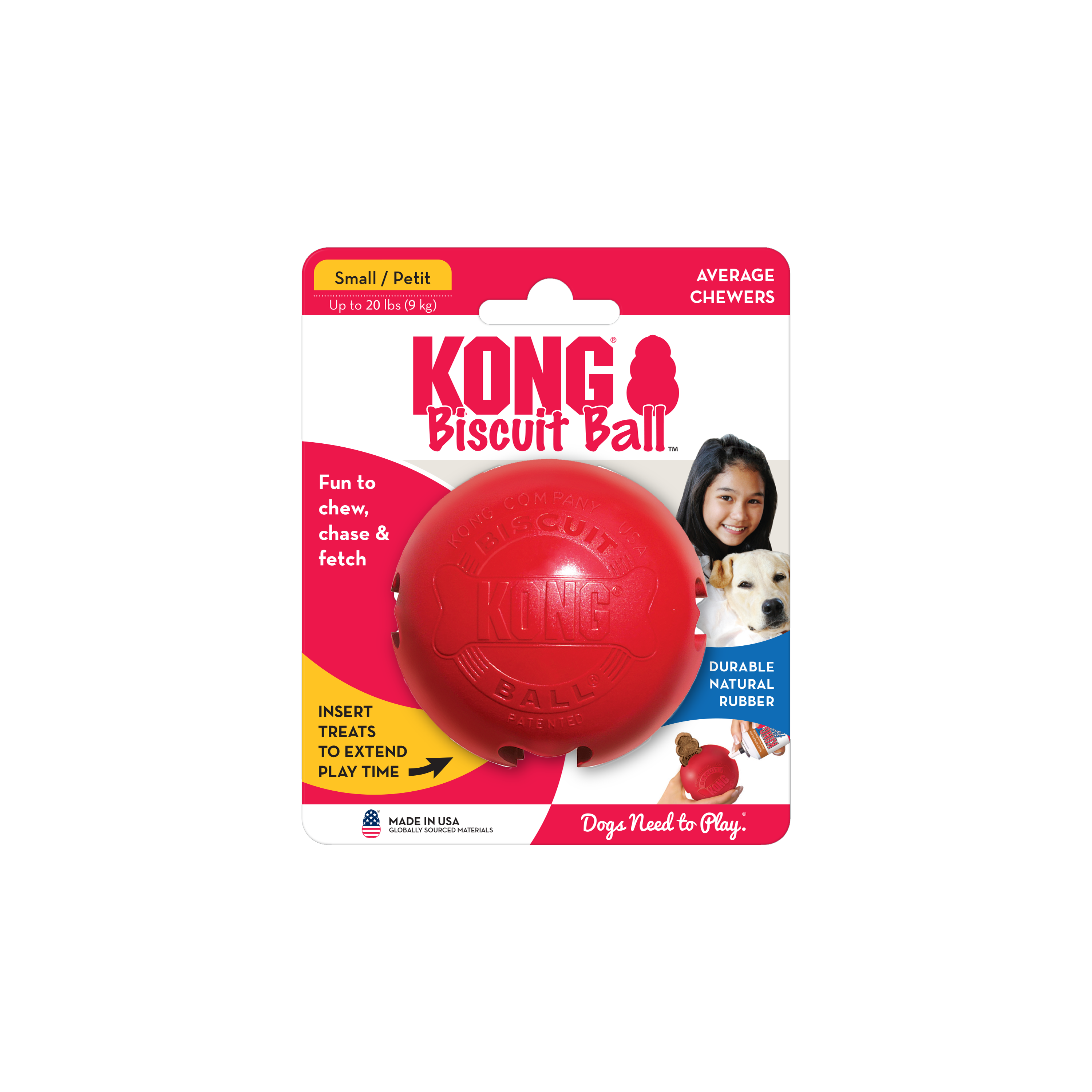 KONG Biscuit Ball onpack product image