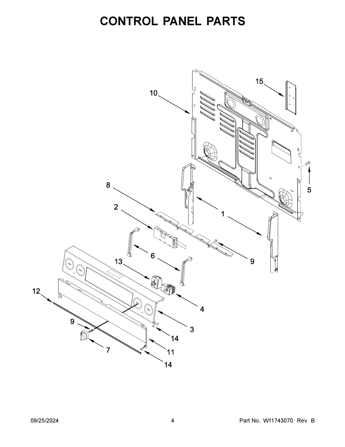 03 - CONTROL PANEL PARTS
